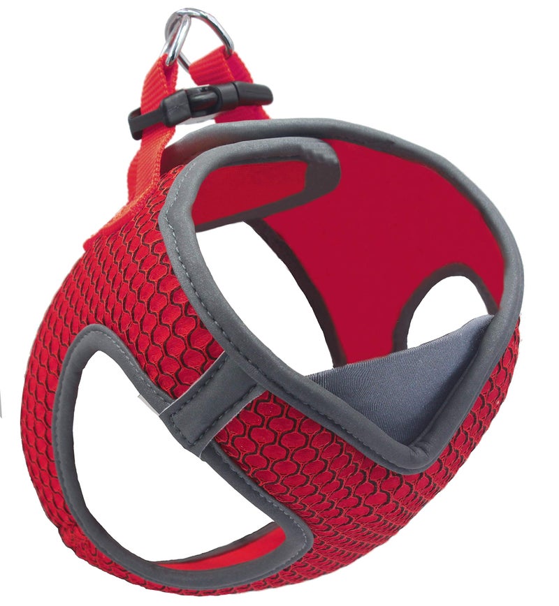 DOCO No Pull Dog Harness for Large Dogs | Adjustable Choke-Free Dog Vest with Breathable Air Mesh | Lightweight & Reflective for Training & Daily Walks â€“ Red, Medium (Chest 16â€“17 in, 10â€“15 lbs) - Image 3